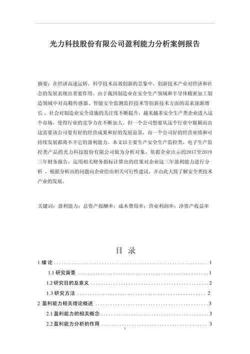 不止于利润：一篇卓越的盈利能力论文的深度创作指南