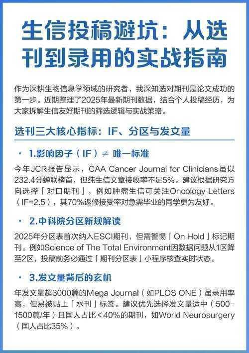 新手必看：什么论文期刊好发？资深学术人的实战避坑指南