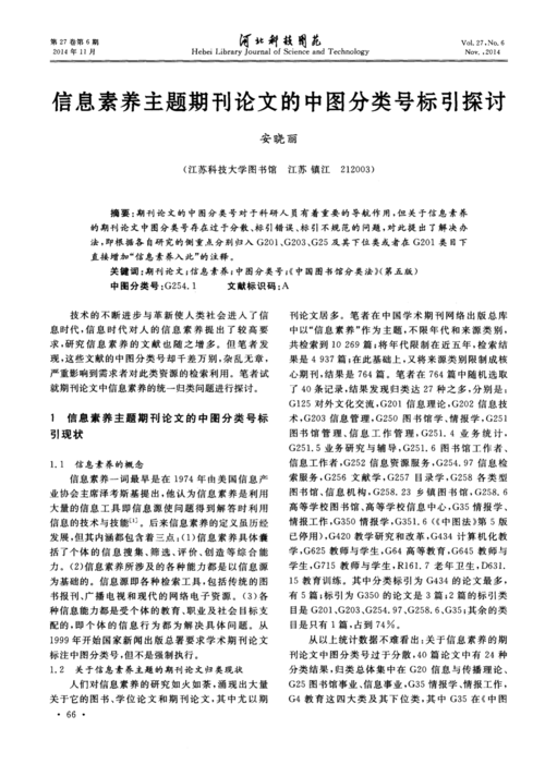 突破信息迷雾:信管论文分类号的精准定位指南