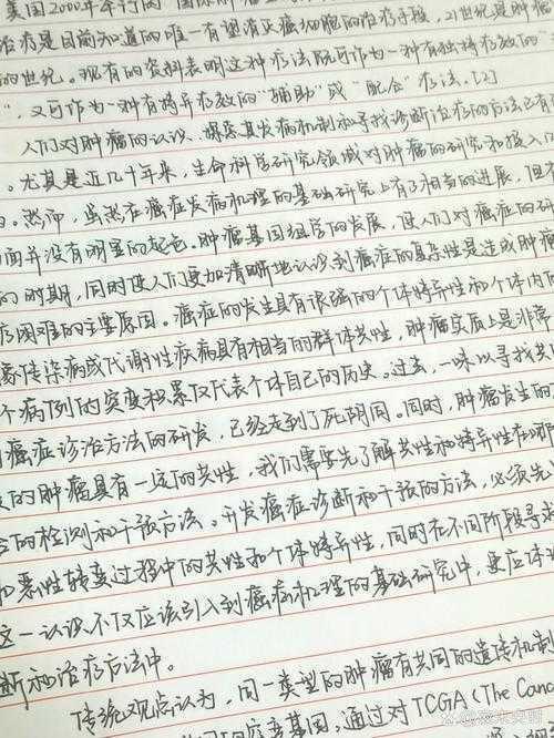 大学手写小论文怎么写