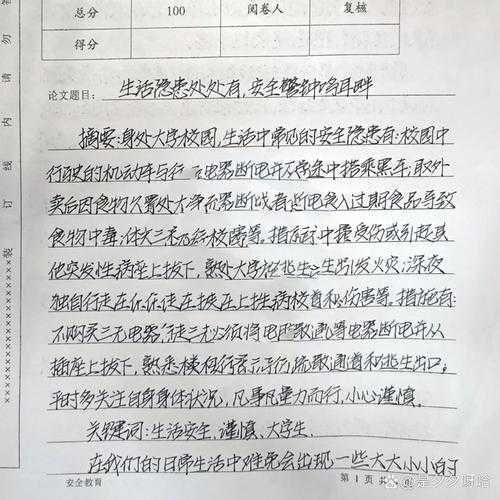 安全论文写什么