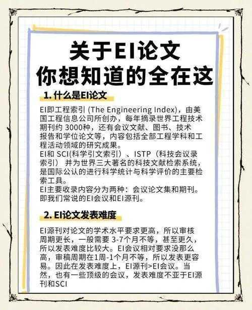 什么论文叫ei