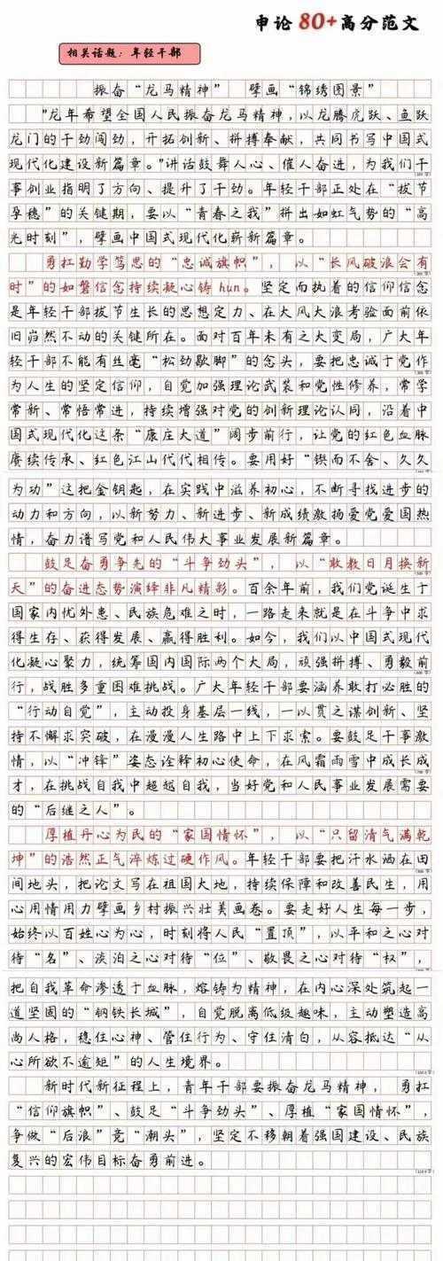 申论文章是什么样的格式