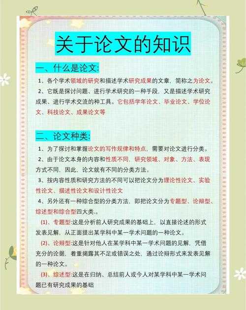 学术写作指南:如何准确确定综述性论文分类号