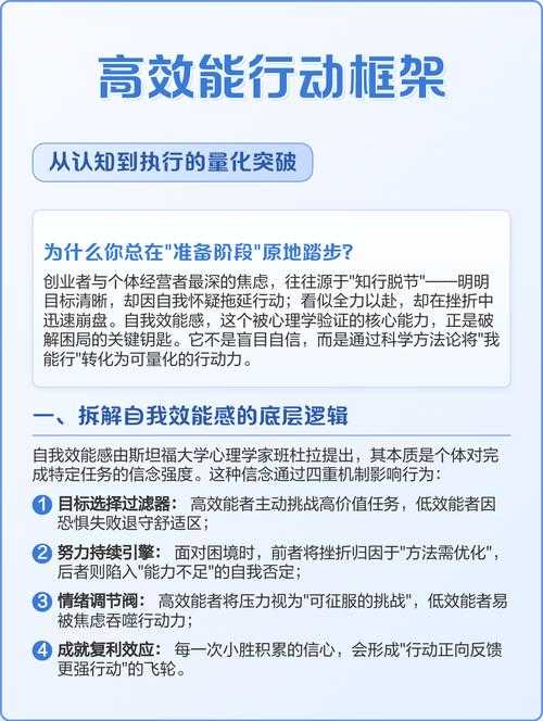 从拖延到高效：基于认知科学的行动执行力提升路径研究