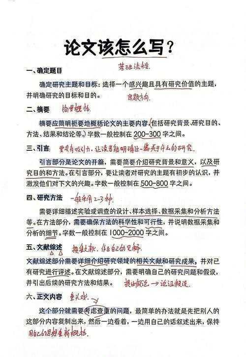 大一小白也能搞定！手把手教你写管理学论文