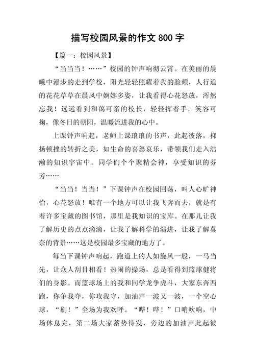 校园景区论文怎么写