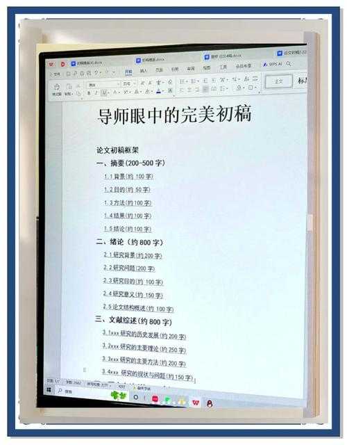初稿递交的艺术：如何让导师眼前一亮又高效反馈