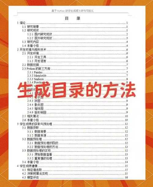 如何使论文目录：从规范到策略的学术写作指南