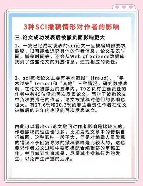 论文为什么撤稿